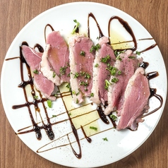 鴨ロース肉のロティ バルサミコソース