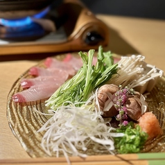 鰤のしゃぶしゃぶの写真