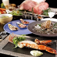 【雅コース】黒毛和牛、天然海老の鉄板焼き等全13品⇒15000円(税込)【2日前まで要予約】