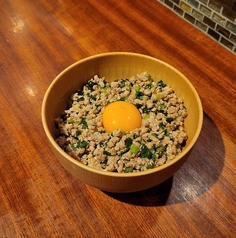 豚ひき肉のスタミナ丼