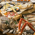 選りすぐりの新鮮な海鮮を取り揃えたコースは4150円～