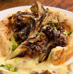 キノコのシカゴピザ ～ポルチーニクリーム～