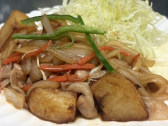 豚肉とポテトの生姜焼き