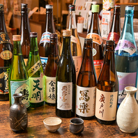 日本酒や焼酎も種類豊富◎