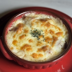 チキンのポルチーニグラタン