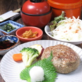 料理メニュー写真 ハンバーグ定食(おろしポン酢)