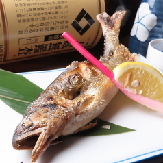 名物　北海道網走産　きんき塩焼き