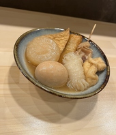 牛すじ出汁のおでん