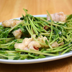 ホルモン青菜炒め