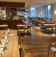 開放感あふれるモダンでスタイリッシュな空間◎