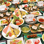 選べるしゃぶしゃぶ付★2時間飲み放題付4500円コース♪デザートも付いて納得のボリューム！