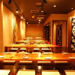 会社宴会に最適な8名～最大60名様までのお座敷個室を完備。ご予約はお早めにっ！
