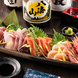 市場より毎朝仕入れる鮮魚は日本酒との相性抜群！