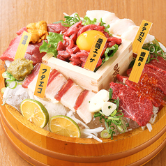 熊本直送!馬刺しの盛り合わせ
