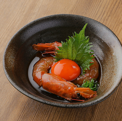 赤海老の醤油漬け