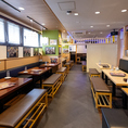 100席超えの広々とした店内