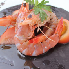 赤海老の炙りちーずパッチョ