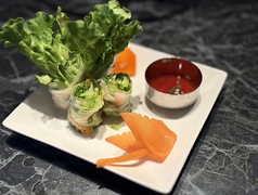 生エビの生春巻き