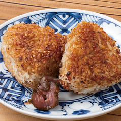 焼きおにぎり (小むすび二個）