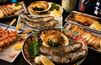 当店おすすめ◎贅沢な海の幸を堪能「焼き物3種盛り」