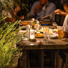 【3F】屋上テラステーブル席 8名~10名様席