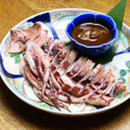 料理メニュー写真&nbsp;スルメイカの丸焼き～肝醤油～