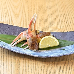 ズワイ蟹爪 蟹味噌焼き