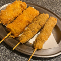 料理メニュー写真&nbsp;串カツ4種