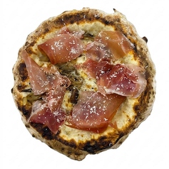 生ハムとキノコ