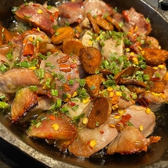 砂肝のガーリックソテー