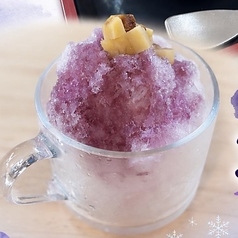 【お家でも楽しめる】紫芋のかき氷や飲み物◆お持ち帰りにも対応の写真