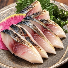 炙り生サバ刺身