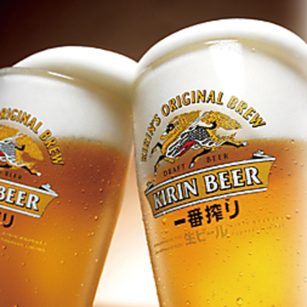 やっぱりビール！！焼肉に冷えたビールが嬉しい☆