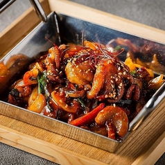 旨辛チュクミ(韓国イイダコ炒め)