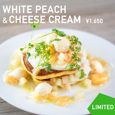 【6月2日~スタート】白桃のクリームチーズパンケーキ