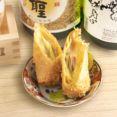 京湯葉とチーズの包み揚げ