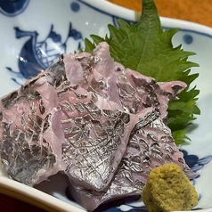 太刀魚のお造り / 太刀魚の炙り