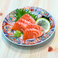 料理メニュー写真&nbsp;とろサーモンお造り