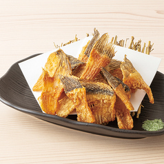 お魚骨せんべいあおさ調味塩添え