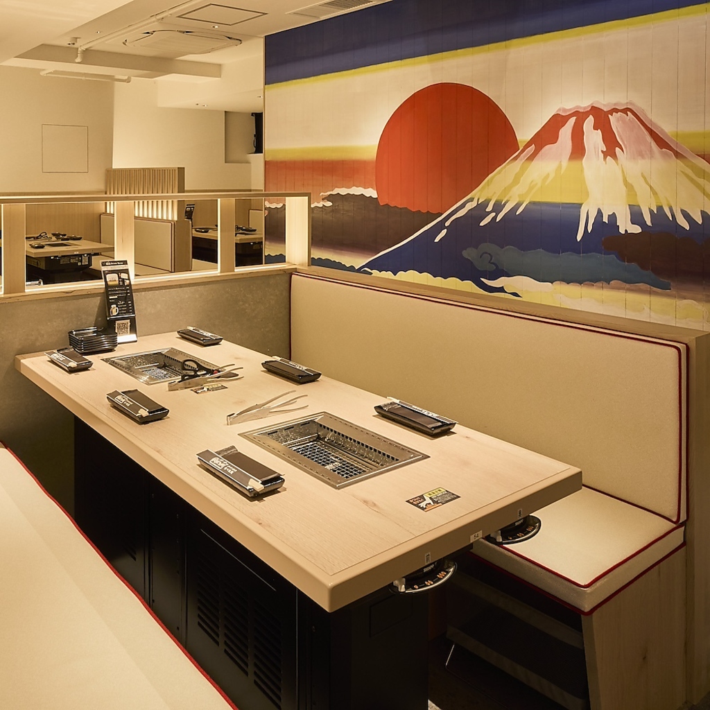 落ち着いた店内