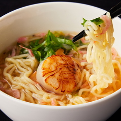 ホタテと桜エビのあっさり塩麺 ～ゆず風味～