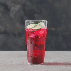 赤紫蘇ときゅうりのサワー