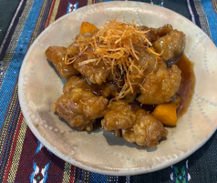 豚肉の黒酢酢豚