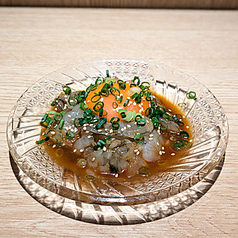 生海老のピリ辛ユッケ
