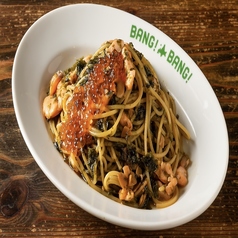 秋鮭とイクラの和風パスタ