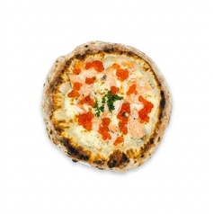 海老・サーモン・いくらのクリームピザ