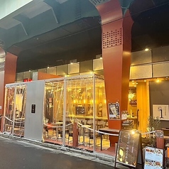 テラス席限定でBBQ風ジンギスカンをお楽しみいただけます◎