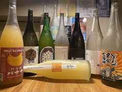 主に果実酒を多く取り揃えております♪