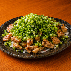 大山鶏のネギまみれ