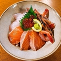 料理メニュー写真&nbsp;海鮮丼定食《ソフトドリンク・フルーツ付》